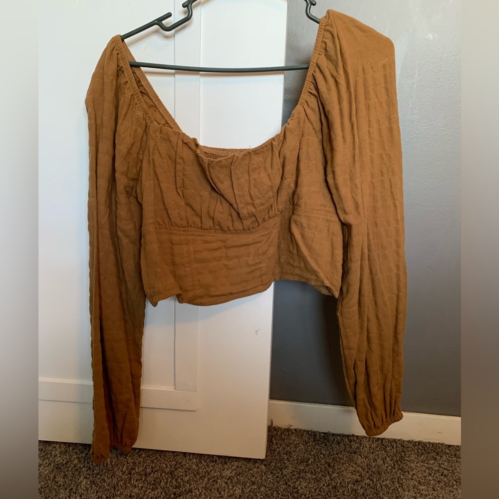 Wild Fable Crop Long Sleeve Top